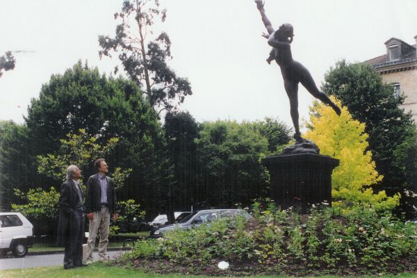 Stephen dans les jardins de Saint-Anne